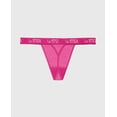 thumbnail image 5 of G-String with Art Deco Logo in Fuchsia Red Heather, 5 of 5