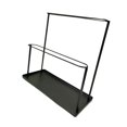 thumbnail image 4 of Organizador de diademas de metal resistente para decoración del hogar, soporte de almacenamiento de 2 niveles para pinzas para el cabello Negro, 4 of 9