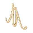 thumbnail image 2 of Bling Jewelry Womens Large Statement ABC Crystal Letters Initial  Lapel Pin Brooch Gold Plated, 2 of 6