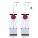 thumbnail image 1 of Pendientes Geométricos De Acrílico Kimetsu No Yaiba Kamado Tanjiro Para Mujeres De Capa De Demonio, 1 of 4