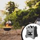 thumbnail image 4 of Naiovety Estufa de Camping para mochilero, quemador turístico plegable para exteriores, calentador de fuego, turismo, Picnic, horno de leña, suministros Kits de desorden para acampar Naiovety OD027885-00, 4 of 6