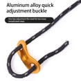 thumbnail image 3 of Climbing Rope High-strength Workmanship Alloy Buckle Hiking Windproof Sling Cord String Survival Accessories Paracord Cable Safety Ropes Red, 3 of 8