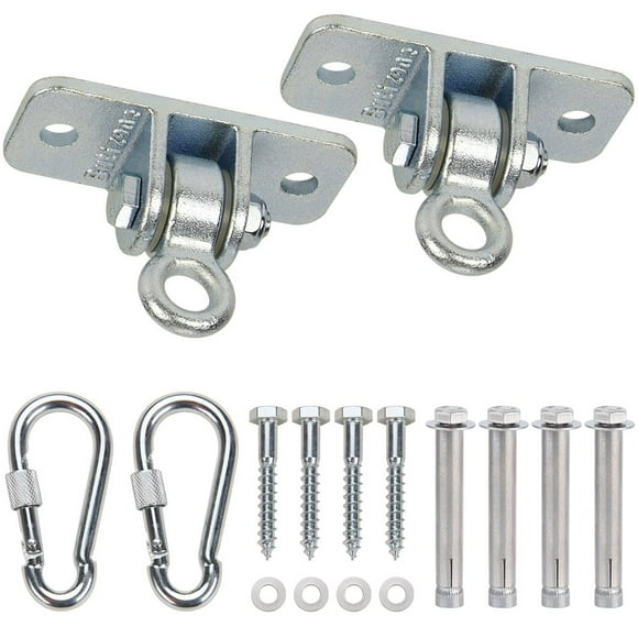 LNGOOR Heavy Duty Swing Hangers 304 Stainless Steel for Wooden Sets Swing Hooks Bracket