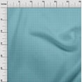 thumbnail image 3 of oneOone Cotton Flex Turquoise Green Fabric Check Sewing Material Print Fabric By The Yard 40 Inch Wide, 3 of 4