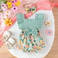 thumbnail image 3 of Kids Toddler Baby Girls Spring Summer Floral Ruffle Dress Clothing, 3 of 3