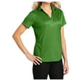 thumbnail image 4 of Yellow Rooster Women's Performance Fine Jacquard Polo Vine Green M, 4 of 6