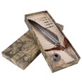 thumbnail image 3 of Pluma, caligrafía Inglesa Retro Pluma Dip Pluma Juego de Escritura con 5 Puntas adicionales y Estuche de Regalo Caja de Embalaje de Regalo(Negro) Amonsee NO, 3 of 6