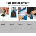 thumbnail image 4 of VEVOR Impulse Sealer 8 inch, Manual Heat Seal Machine with Adjustable Heating Mode, ABS Shrink Wrap Bag Sealers for Plastic Mylar PE PP Bags, Portable Poly Bag Sealing Machine with Extra Replace Kit, 4 of 9