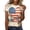 Beige #292, variant on KDDYLITQ Womens 250 Anniversary Usa Tshirt Causal Usa Flag Short Sleeve Tees Patriotic Red White and Blue 4th Of July Tops Usa Star Stripes Graphic Crew Neck T-Shirts Dark Blue S