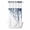 Navy Blue, variant on No Hook Blue Teal Eucalyptus Shower Curtain with Snap in Liner Set, Weeping Botanical Leaf Watercolor Waterproof Fabric Bathroom Curtains with See Through Top Window, Hotel Style Small 36 x 78 Inch