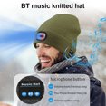 thumbnail image 2 of Reproductor Música Estéreo Inalámbricos Gorro Compatible Con Dientes Azul, 2 of 9