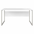 thumbnail image 4 of Maklaine Engineered Wood 60W x 30D Computer Table Desk in White, 4 of 14