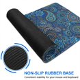 thumbnail image 6 of Long Mouse Pads for Desk,Blue Paisley Pattern Desk Mats on Top Of Desks, Desk Mouse Pad Extra Large with 3mm Non-Slip Base and Stitched Edge for Gaming,Office,Work,Home 35.4"x15.7", 6 of 6