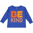 thumbnail image 3 of Inktastic Be Kind Logo in Orange Boys or Girls Long Sleeve Toddler T-Shirt, 3 of 5