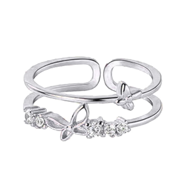 A Mi Hija Anillo Anillo de Rhinestone Anillo Minimalista Ansiedad Regalo para Ella Regalo de Regreso a la Escuela
