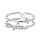 thumbnail image 1 of A Mi Hija Anillo Anillo de Rhinestone Anillo Minimalista Ansiedad Regalo para Ella Regalo de Regreso a la Escuela, 1 of 8