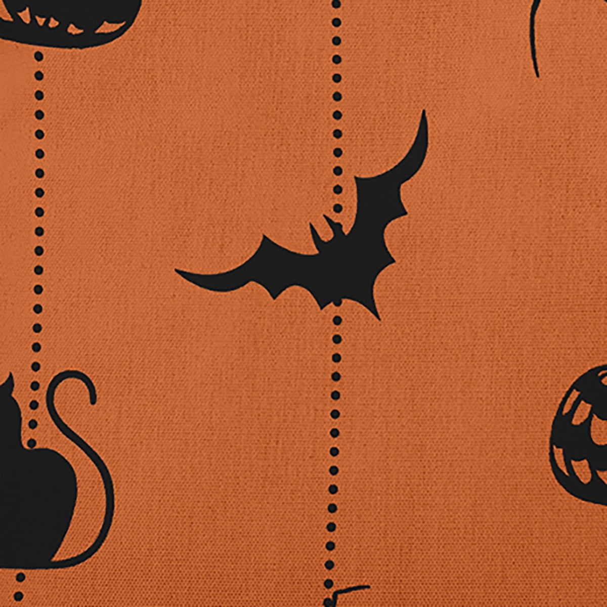 26" x 26" Simply Daisy Halloween Web Polyester Accent Pillow, Dusty Orange Qty 1
