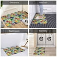 thumbnail image 5 of Yiaed Vegetable (2) Print Flannel Doormat Mat Outdoor Indoor Door Mats, Non Slip Durable Entrance Rugs for Outside Entry, Porch, Resist Dirt, 16"x24", 5 of 7