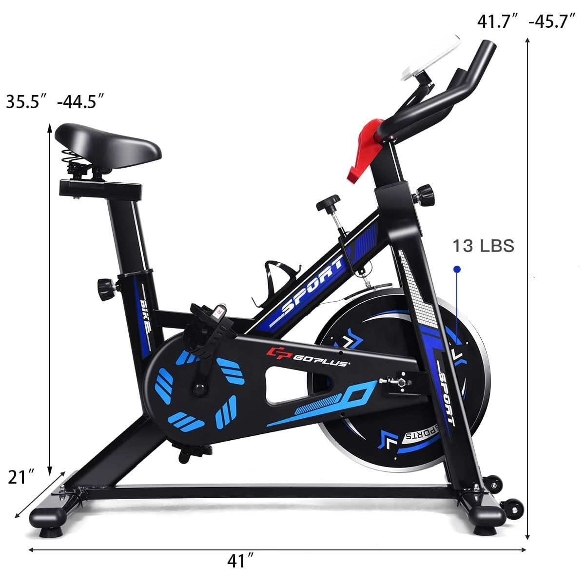 the gym has a total of 25 treadmills and stationary bikes