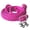 Hot Pink, variant on 1" X 8Ft Hilason Braided Poly Barrel Horse Racing Reins Flat Grip Knots W/ Snaps