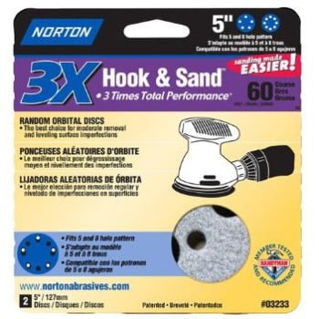 

2Pc Norton Norton 7660703233 03233 Prosand 60 H&L Disc