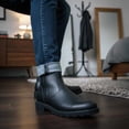 thumbnail image 5 of Milwaukee Motorcycle Clothing Co. Men's Kickstart Black Leather Motorcycle Boots, MBM9009 10, 5 of 9