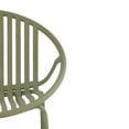 thumbnail image 5 of Christopher Knight Home Modern Stackable Patio Dining Chairs, Metal Legs and Plastic Backrest, Green, Set of 2, 5 of 9