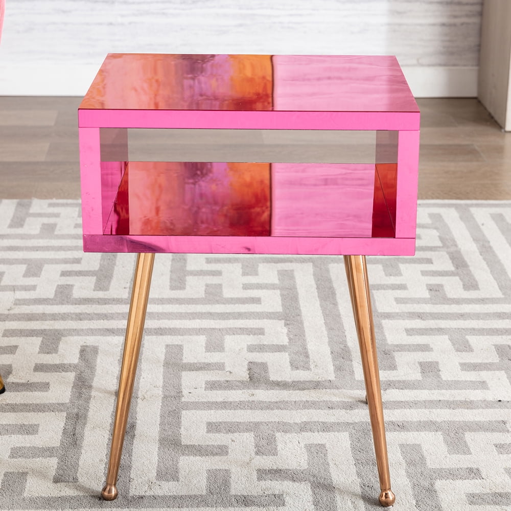 Pink acrylic 2024 side table