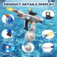 thumbnail image 4 of Pistola de agua eléctrica, 2 unidades, 800 ml, recarga automática, alcance 8-10 m, 4 of 7