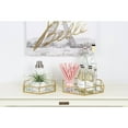 thumbnail image 4 of Uniek Felicia Metal Mirrored Ornate Trays, 4 of 5