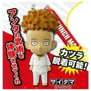 Takara TOMY One Punch Man Mini Figure Mascot Key Chain Vol. 3   - Saitama  / Charanko