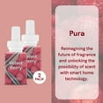 thumbnail image 3 of Pura - Fragrance for Smart Home Air Diffusers - Room Freshener - Aromatherapy Scents for Bedrooms & Living Rooms - Odor Eliminator - 2 Pack - Velvet Berry, 3 of 7