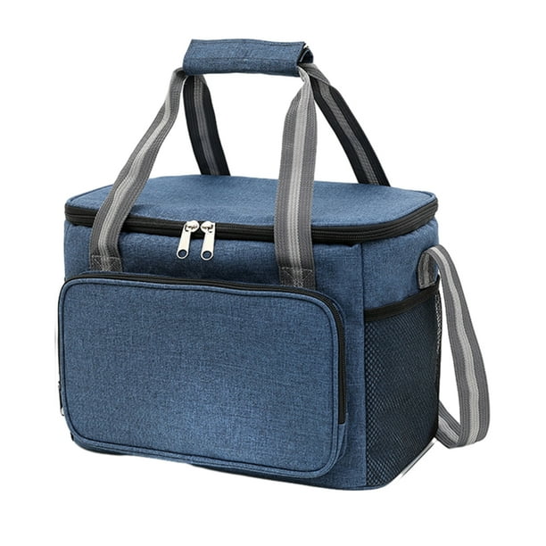 Toystoory Bolsa de almuerzo térmica resistente y duradera para bolsas de almuerzo térmicas prácticas y duraderas Organizadores de utensilios de cocina azul oscuro