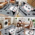 thumbnail image 6 of Cute Cats 3'x5' Washable Rug, Vintage Cat Claws Pets Cartoon Kitten Grey Non-Slip Area Rugs for Entryway Kitchen Classroom, StainResistant Dorm Throw Carpet, Low Pile Soft Indoor Floor Mat, 6 of 9