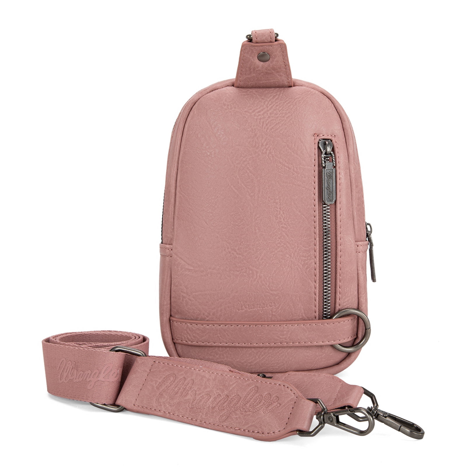 Wrangler Aztec Sling Bag for Women Western Knitted Crossbody Purse and Chest Bag With Adjustable Strap