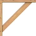 thumbnail image 3 of Ekena Millwork 3 1/2"W x 26"D x 26"H Traditional Block Smooth Bracket w/ Offset Brace, Western Red Cedar, 3 of 25