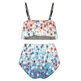 thumbnail image 4 of Traje de baño para mujer, conjunto de traje de baño con volantes para mujer, trajes de baño para mujer, conjuntos de bikini para mujer, trajes de baño de bikini para mujer, 4 of 5
