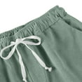 thumbnail image 6 of Men's Vintage Corduroy Drawstring Pants with Embroidered Label - Loose Fit Straight Leg Casual Pants for Daily, Streetwear, and Light Outdoor ActivitiesLight GreenL, 6 of 7