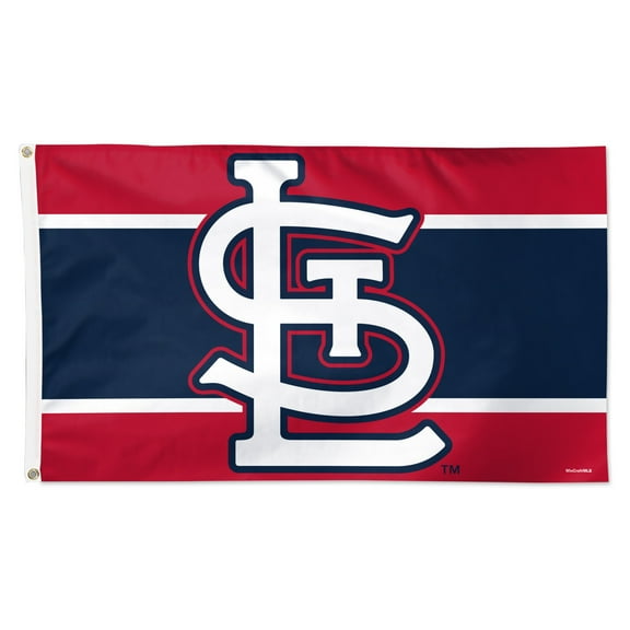 WinCraft St. Louis Cardinals 3' x 5' Horizontal Stripe Deluxe Single-Sided Flag