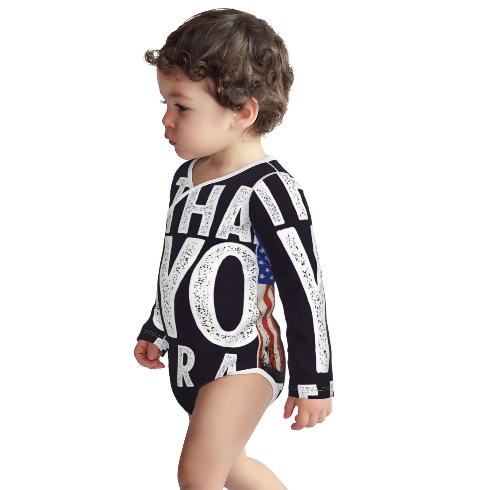 Xecao Veterans Day2 Print Baby unisex-baby Cotton Long-sleeve Bodysuits-2 Years