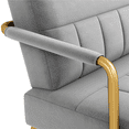 thumbnail image 6 of Yaheetech 56.5'' W Modern Upholstered Sofa Couch with 2 Pillows Small Loveseat, Light Gray, 6 of 7