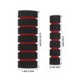 thumbnail image 2 of Hytrove Motorcycle Grip Covers Red Sponge 1 Set Easy Installation Protection, 2 of 8