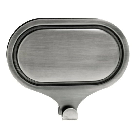 Haute Decor Attract® Pinch-Proof Magnetic Wreath Hanger Dual Set in Brushed Nickel