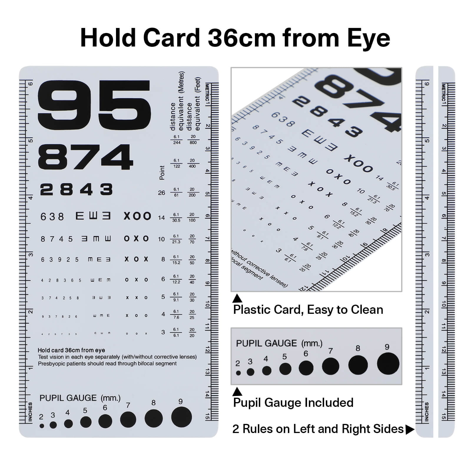 Eye Exam Chart Vision Eye Test Chart Snellen Eye Charts for Eye Exams 20  Feet Symbol Novelty Medical Wall Occluder Vision Black Wood Framed Art  Poster 14x20 - Yahoo Shopping