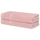 thumbnail image 1 of Toallas de baño suaves de algodón tejido en 2 paquetes, altamente absorbentes y ligeras para el baño, color rosa 28' x 56', 1 of 7