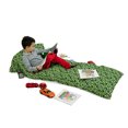 thumbnail image 3 of Panda Floor Pillow Lounger Cover, Little Playful Cartoon Animals Chinese Bears Eats Exotic Bamboo Leaves, Nap Mat Printed Fabric Case for 5 Pillows, 88" x 36", Fern Green Brown White, by Ambesonne, 3 of 5