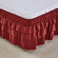 thumbnail image 4 of s De Cama Abatible De 38 Cm s De Cama Con Múltiples En Cascada Todos Los Tamaños -150x200cm (Reina), Individual -100x200cm () Baoblaze falda de cama de banda elástica, 4 of 5