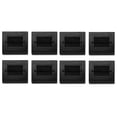 thumbnail image 1 of 8 Piezas Cepillo de Descarga Placa de Pared Cepillo Individual 1 de Pared Placa de Entrada de Cable Placa Frontal de Montaje Ordenado Placa de Pared Negro, 1 of 4