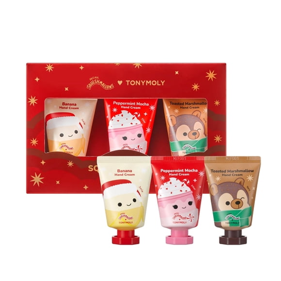 Set de crema de manos TONYMOLY x Squishmallows Holiday Limited Ed.