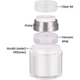 thumbnail image 3 of Airless Pump Bottle Cream Jar Vacuum Bottle Travel Airless Pump Jar Moisturizer Container Portable Moisturizer Pump Dispenser Refillable Cosmetic Jars, 3 of 4